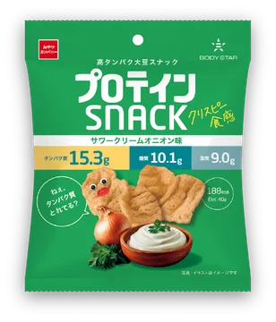 BODY STAR（おやつカンパニー） BODY STAR クリスピー食感 プロテインスナック サワークリームオニオン味
