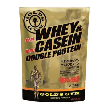 ゴールドジム（GOLD'S GYM） ホエイ＆カゼインダブルプロテイン バニラ風味